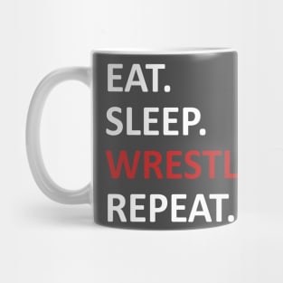 Wrestler Shirt Wrestling Shirt for Wrestler Gift for Wrestler Shirts Wrestling Gifts Wrestling Shirts Wrestle Eat Sleep Wrestle Mug